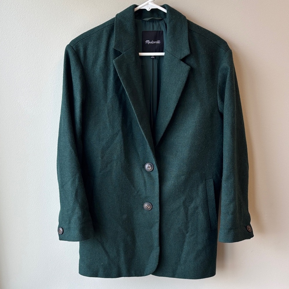 Madewell Forest Green Women's Blazer